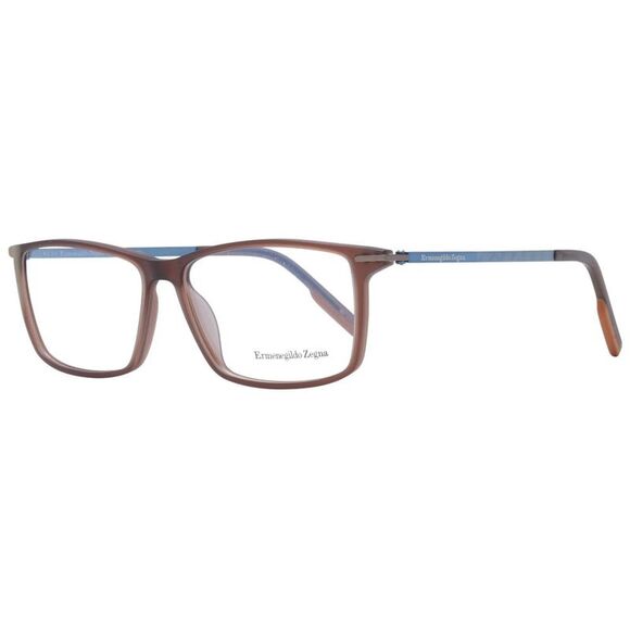 Ermenegildo Zegna Brown Plastic Glasses Men´s (Frames)